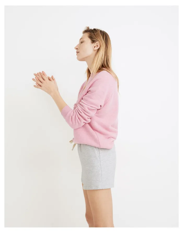 Women MWL Superbrushed Easygoing Sweatshorts Icy Hthr Madewell MWL Athleisure Women MWL Superbrushed Easygoing Sweatshorts Icy Hthr Madewell MWL Athleisure