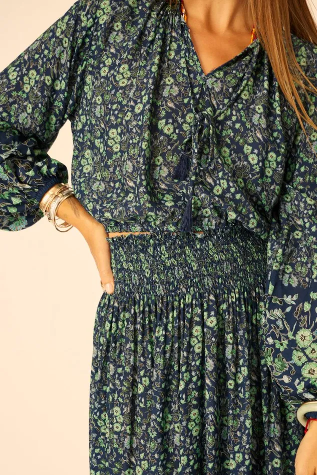 Women Natalie Martin Bottoms Bella Skirt Petite Fleur Marine