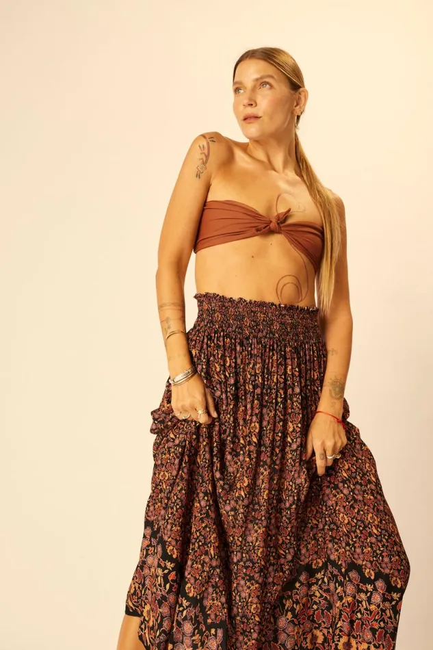 Women Natalie Martin Bottoms Bella Skirt Petite Fleur Noire