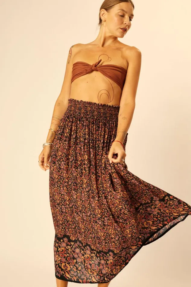 Women Natalie Martin Bottoms Bella Skirt Petite Fleur Noire