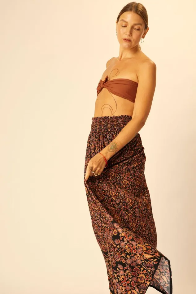Women Natalie Martin Bottoms Bella Skirt Petite Fleur Noire