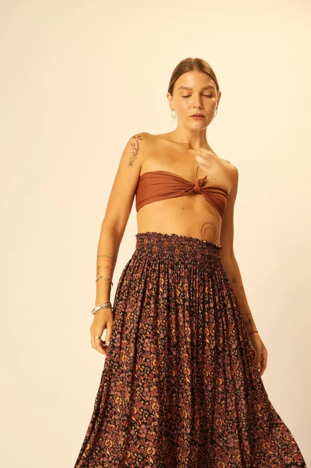 Women Natalie Martin Bottoms Bella Skirt Petite Fleur Noire