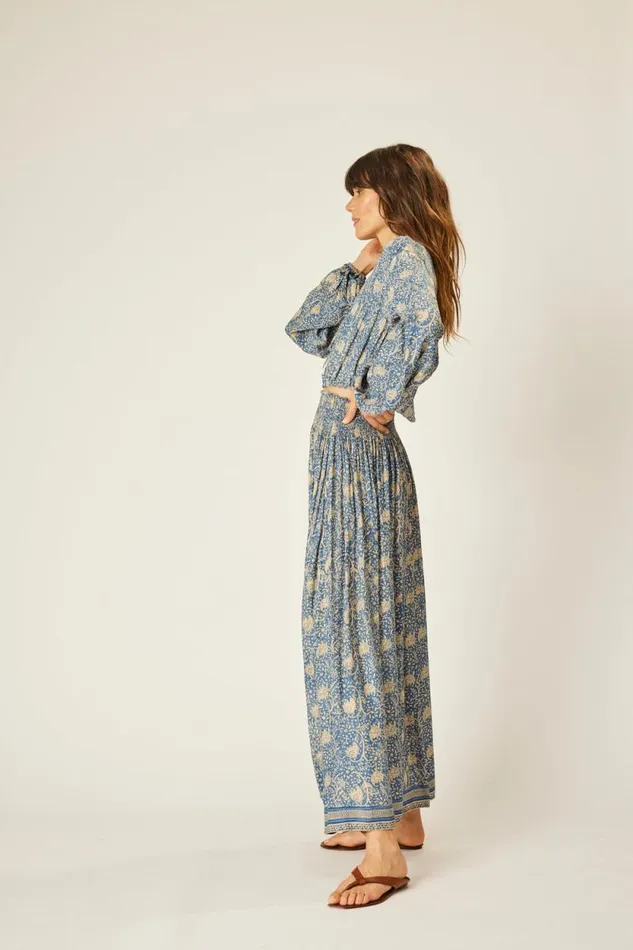Women Natalie Martin Bottoms Bella Skirt Water Lily Blue