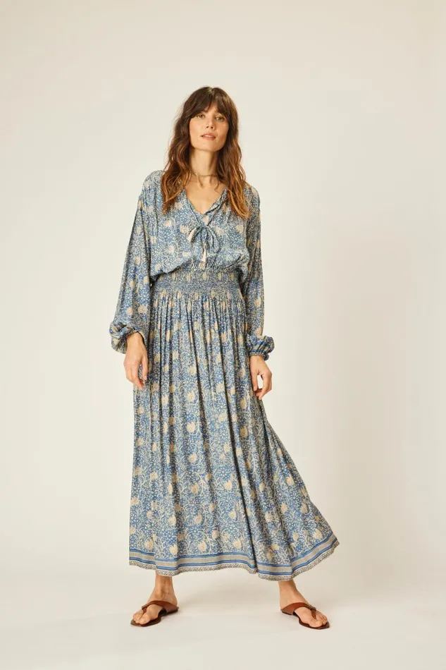 Women Natalie Martin Bottoms Bella Skirt Water Lily Blue