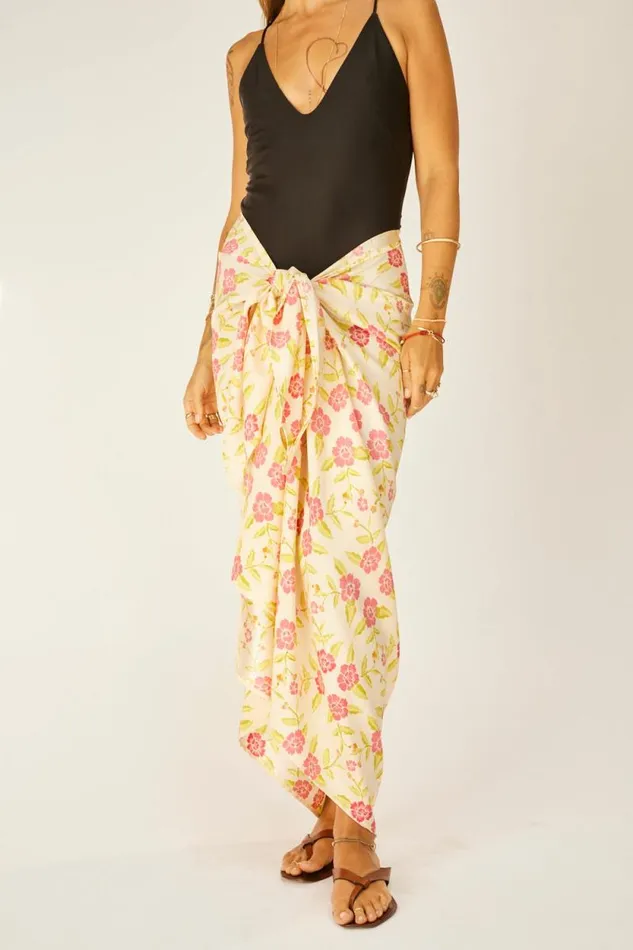 Women Natalie Martin Bottoms Sarong Prairie Dusty Crimson