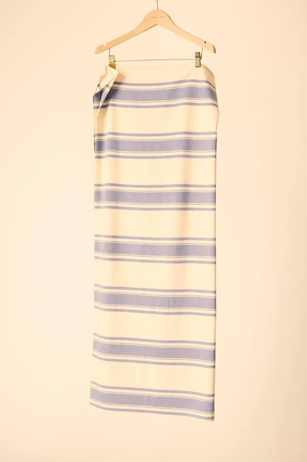 Women Natalie Martin Bottoms SarongScarf French Stripe Blue
