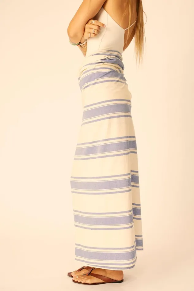 Women Natalie Martin Bottoms SarongScarf French Stripe Blue