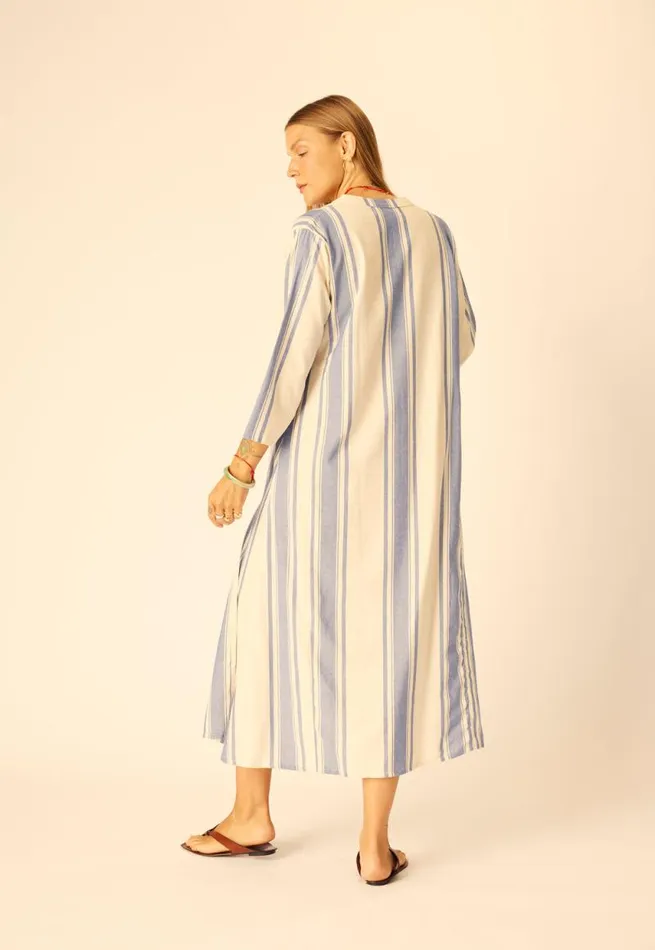 Women Natalie Martin Coverups Isobel Dress French Stripe Blue