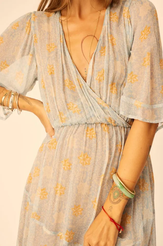 Women Natalie Martin Dresses Coco Maxi Snowflake Tangerine