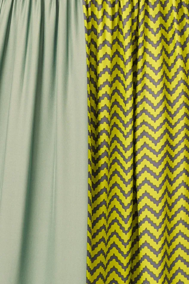 Women Natalie Martin Dresses Gina Maxi Block Zigzag Lime
