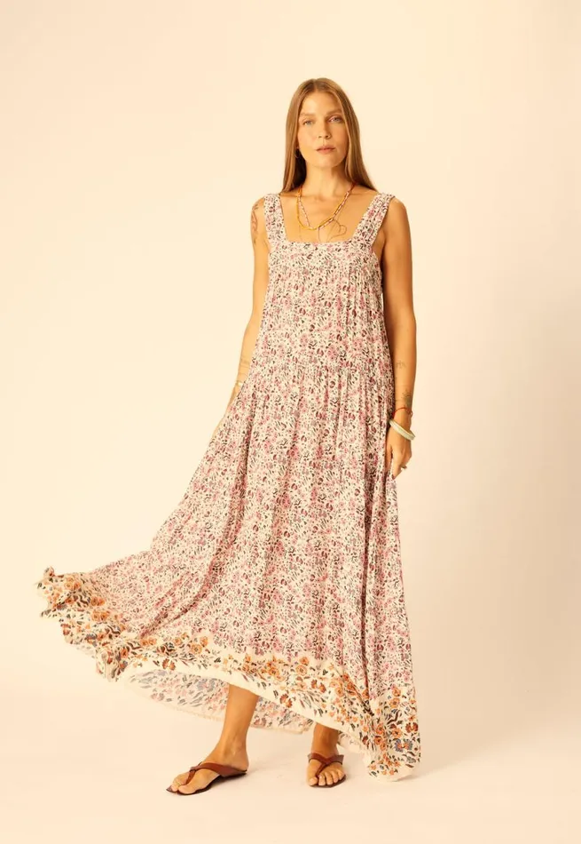 Women Natalie Martin Dresses Jasmine Maxi Petite Fleur Rose
