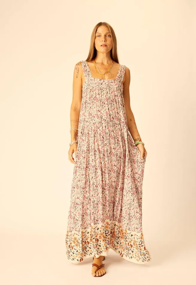 Women Natalie Martin Dresses Jasmine Maxi Petite Fleur Rose