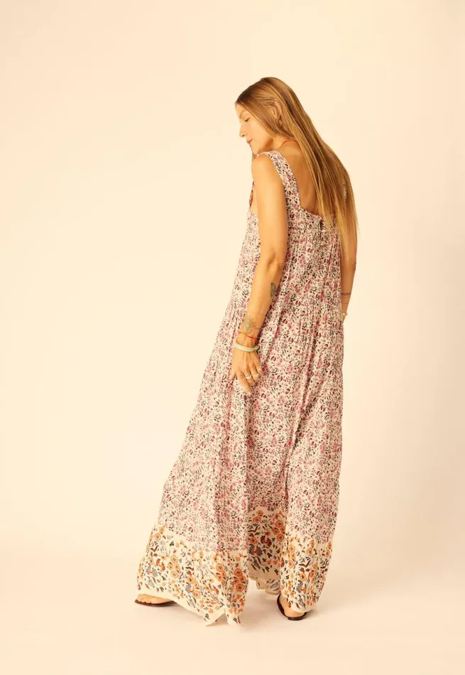 Women Natalie Martin Dresses Jasmine Maxi Petite Fleur Rose