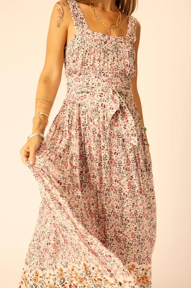Women Natalie Martin Dresses Jasmine Maxi Petite Fleur Rose