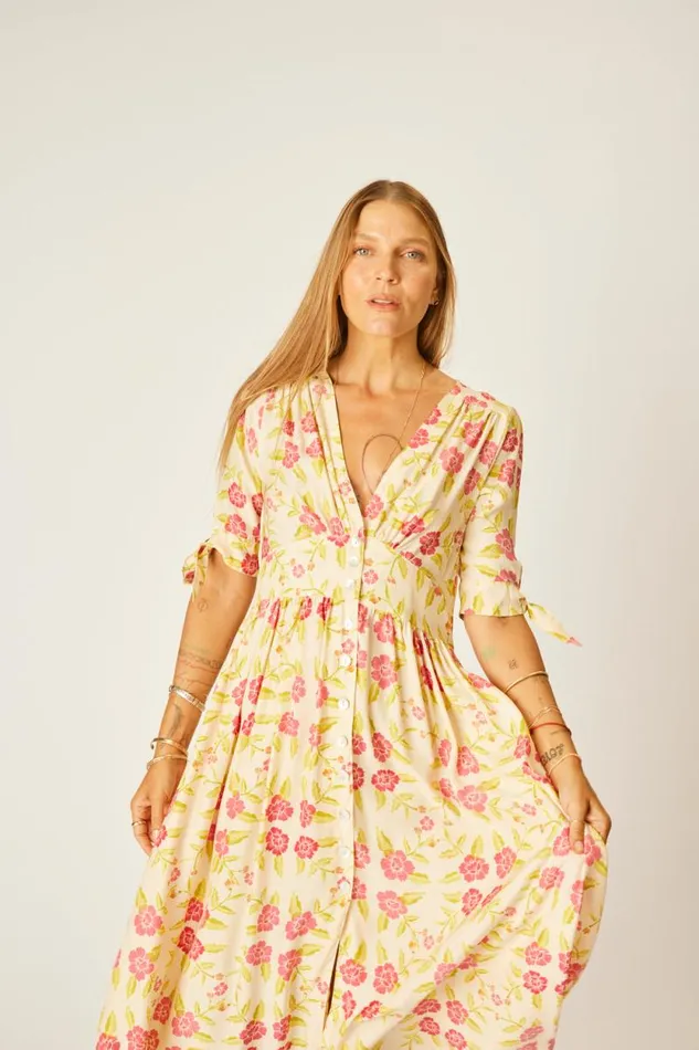 Women Natalie Martin Dresses Layla Dress Prairie Dusty Crimson
