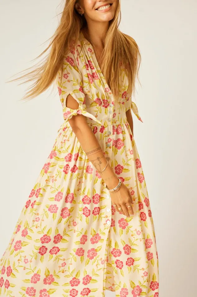 Women Natalie Martin Dresses Layla Dress Prairie Dusty Crimson