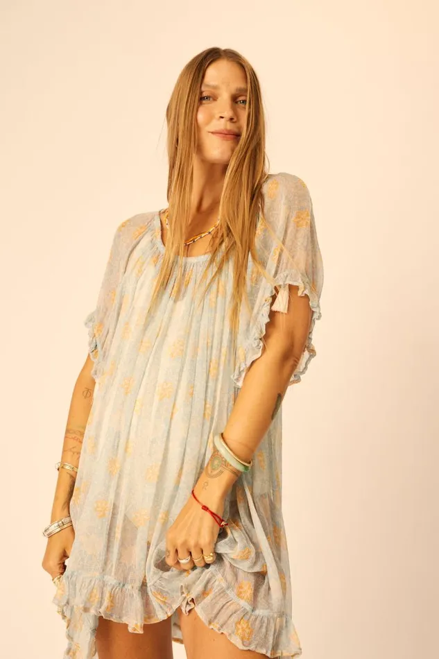 Women Natalie Martin Dresses Marina Dress Snowflake Tangerine