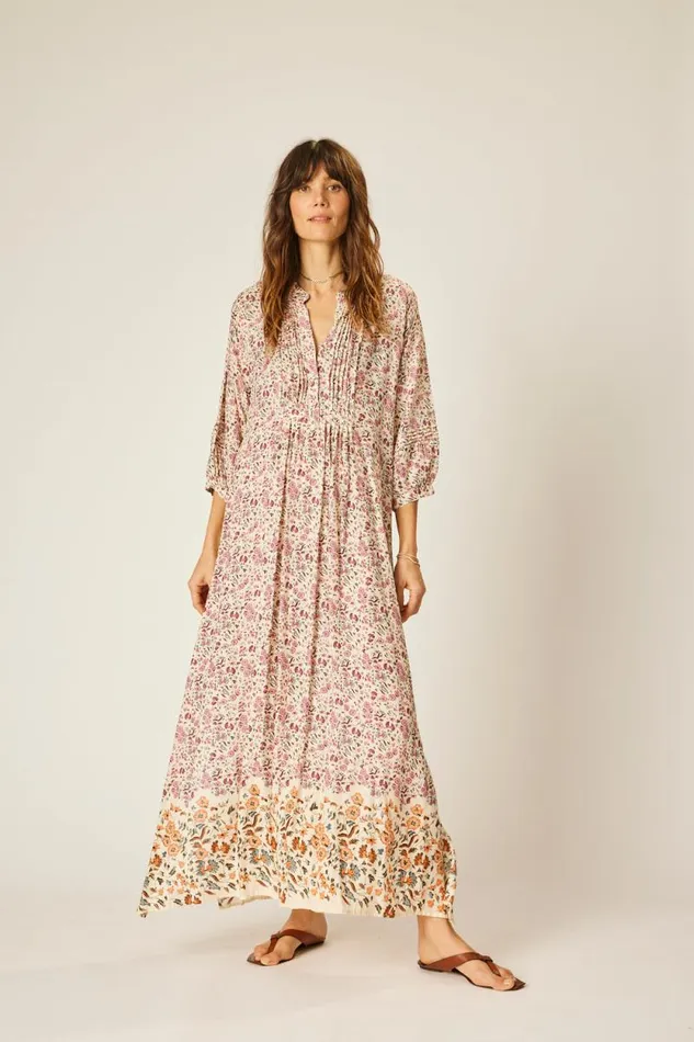 Women Natalie Martin Dresses Sammie Maxi Petite Fleur Rose