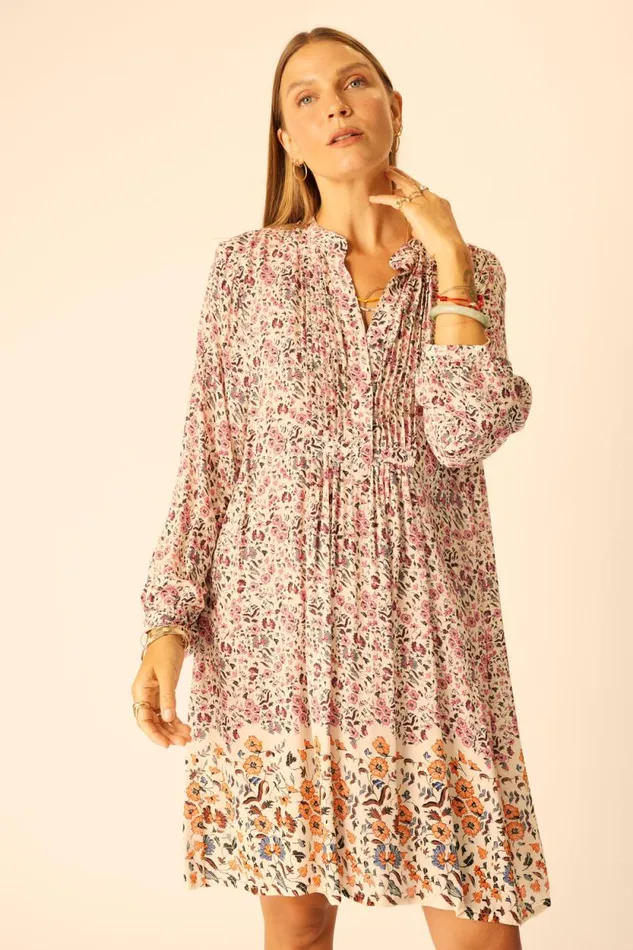 Women Natalie Martin Dresses Sammie Short Dress Petite Fleur Rose