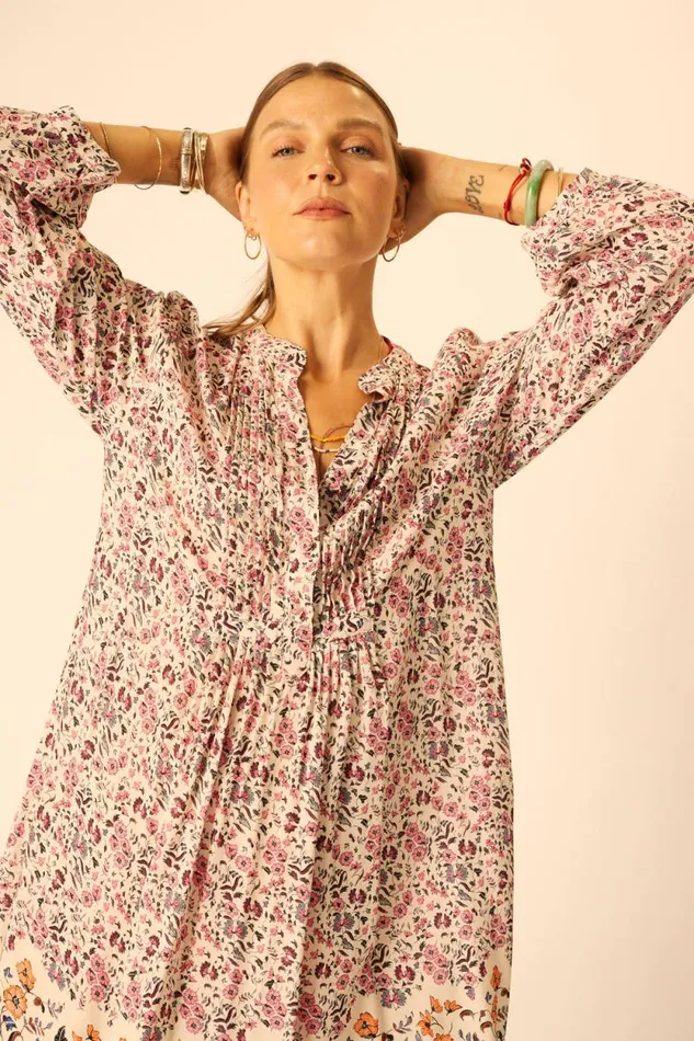 Women Natalie Martin Dresses Sammie Short Dress Petite Fleur Rose