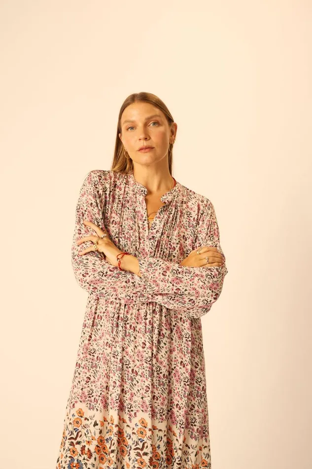Women Natalie Martin Dresses Sammie Short Dress Petite Fleur Rose