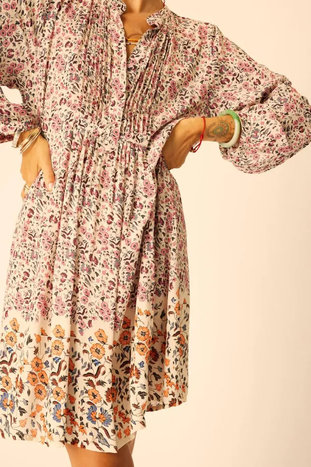 Women Natalie Martin Dresses Sammie Short Dress Petite Fleur Rose