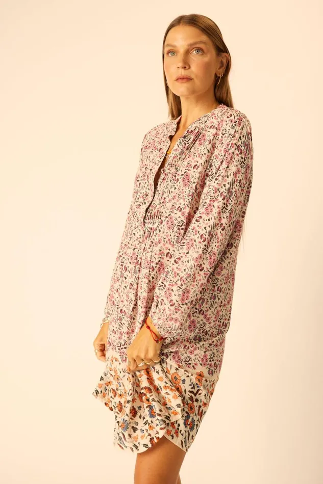 Women Natalie Martin Dresses Sammie Short Dress Petite Fleur Rose