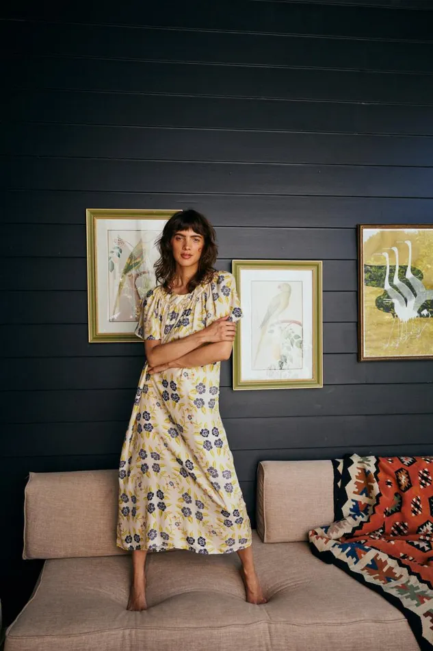 Women Natalie Martin Dresses Sienna Dress Prairie Indigo