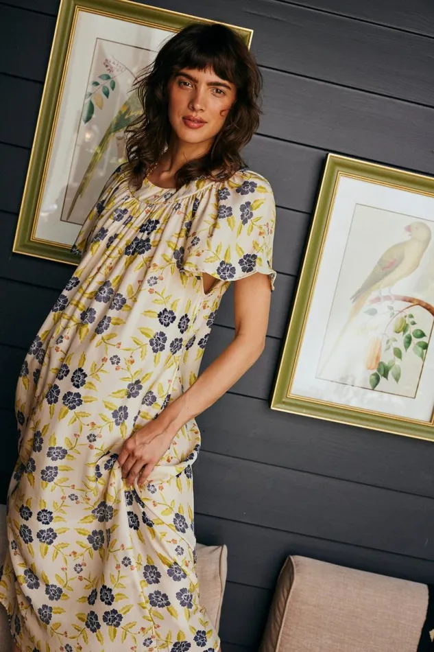 Women Natalie Martin Dresses Sienna Dress Prairie Indigo