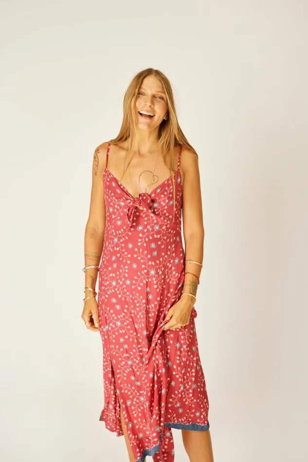 Women Natalie Martin Dresses Sophie Dress Pinwheel Barn Red