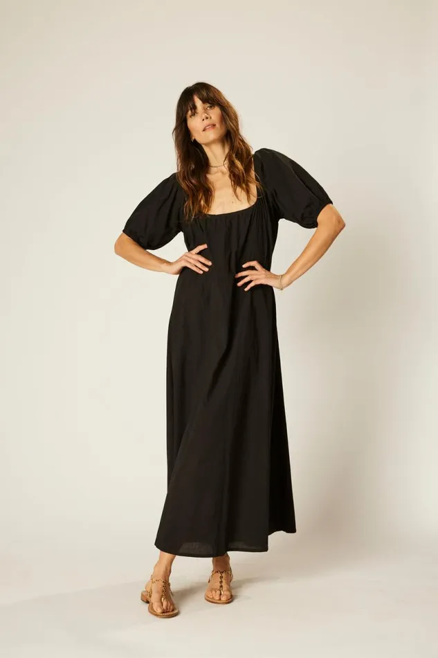 Women Natalie Martin Dresses Vivi Dress Black Silk