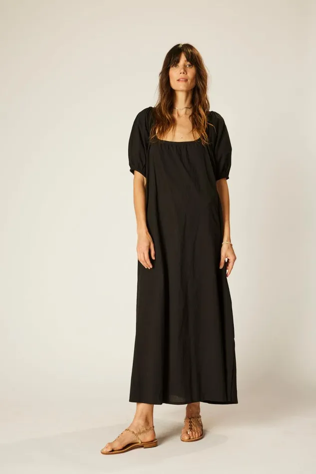 Women Natalie Martin Dresses Vivi Dress Black Silk