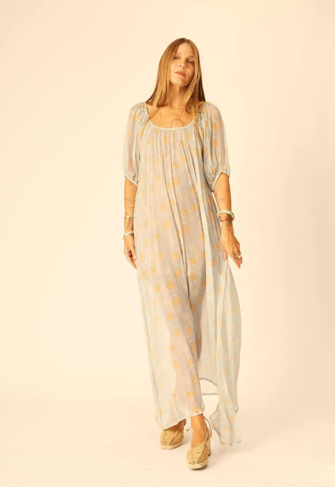 Women Natalie Martin Dresses Vivi Dress Snowflake Tangerine