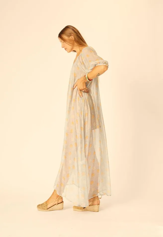 Women Natalie Martin Dresses Vivi Dress Snowflake Tangerine