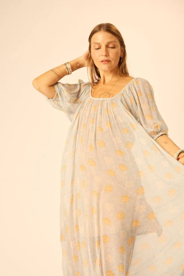 Women Natalie Martin Dresses Vivi Dress Snowflake Tangerine