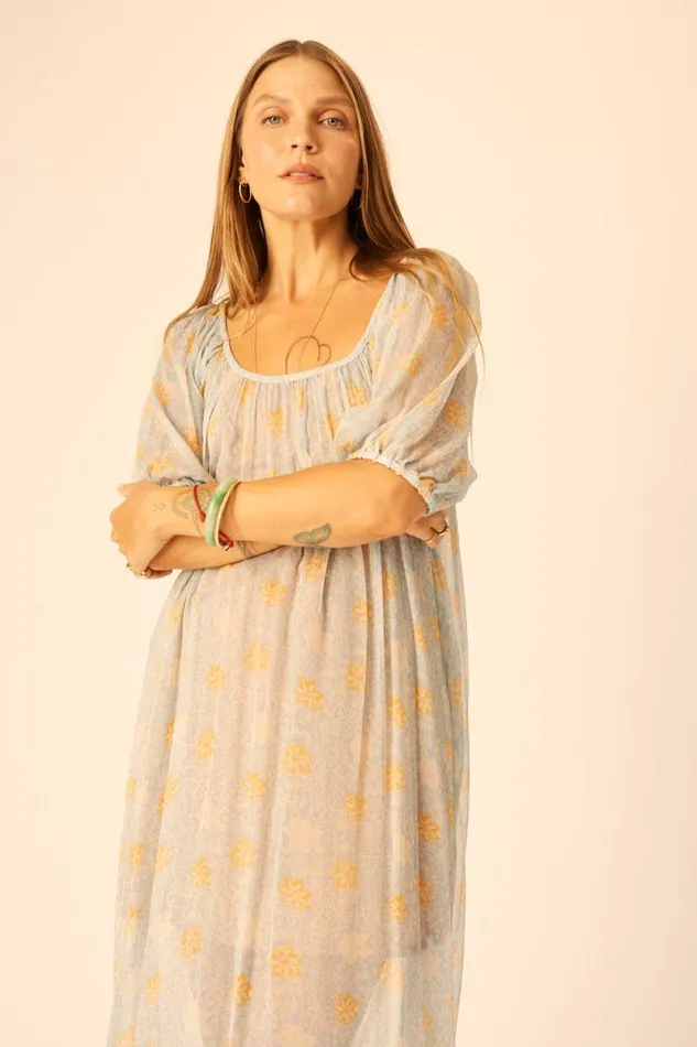 Women Natalie Martin Dresses Vivi Dress Snowflake Tangerine