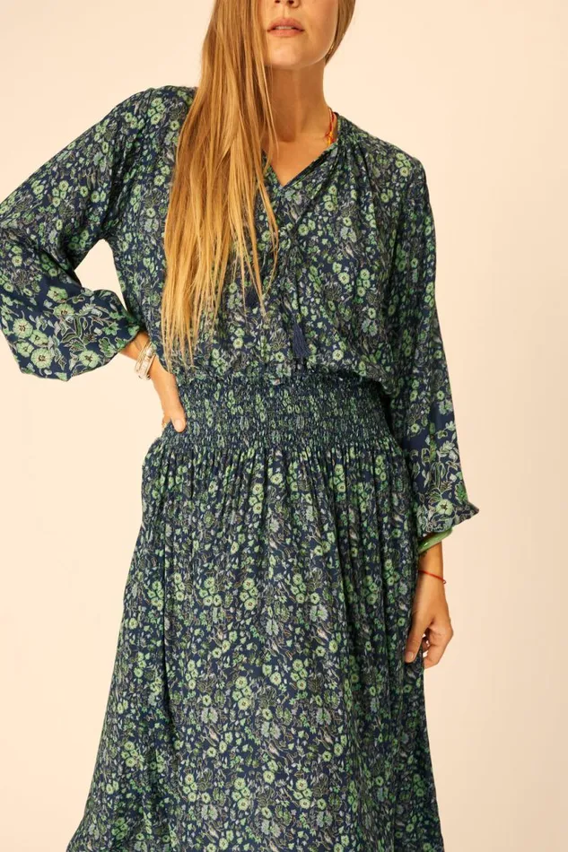Women Natalie Martin Tops Amelia Top Petite Fleur Marine