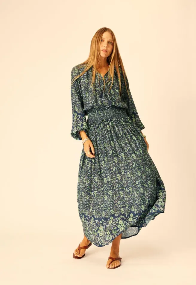 Women Natalie Martin Tops Amelia Top Petite Fleur Marine