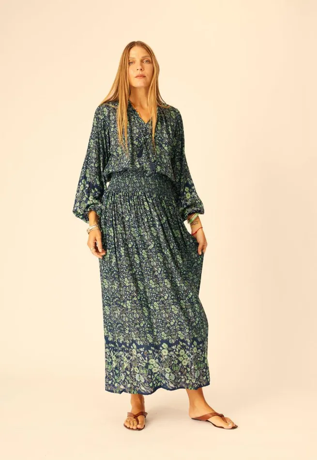 Women Natalie Martin Tops Amelia Top Petite Fleur Marine