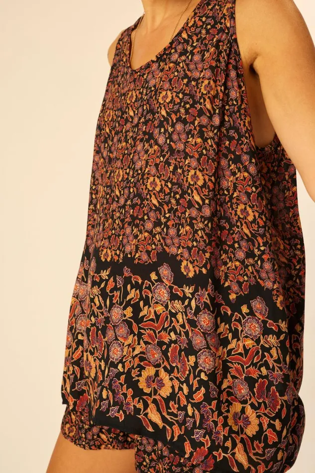 Women Natalie Martin Tops Ariana Tank Petite Fleur Noire