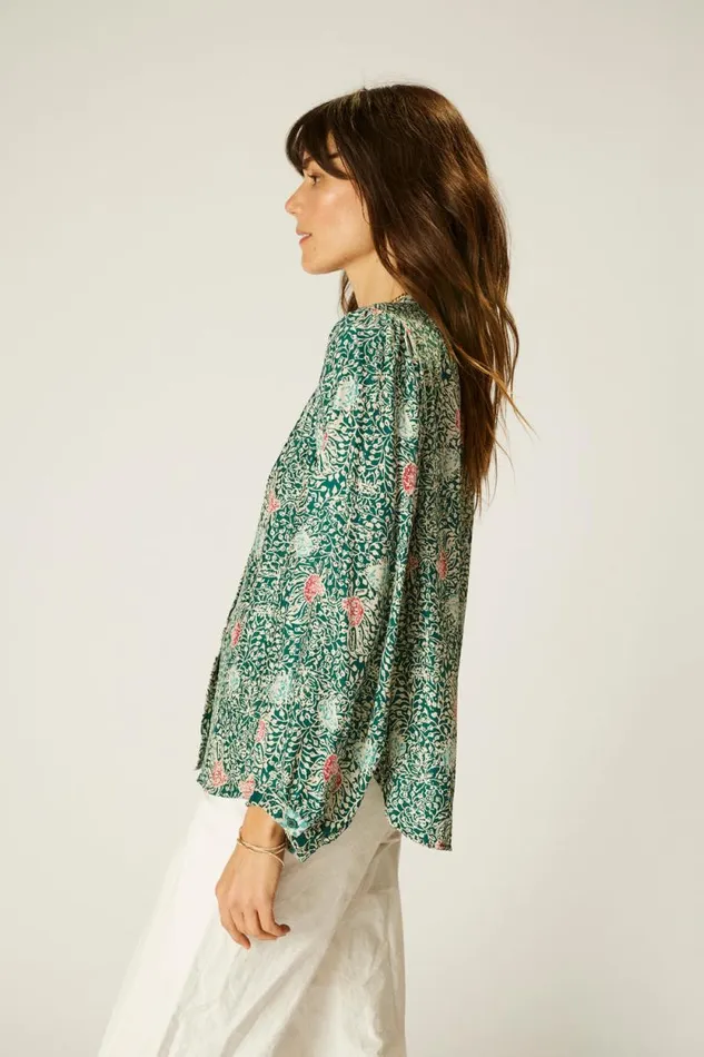 Women Natalie Martin Tops Tolan Shirt Andromeda Aegean