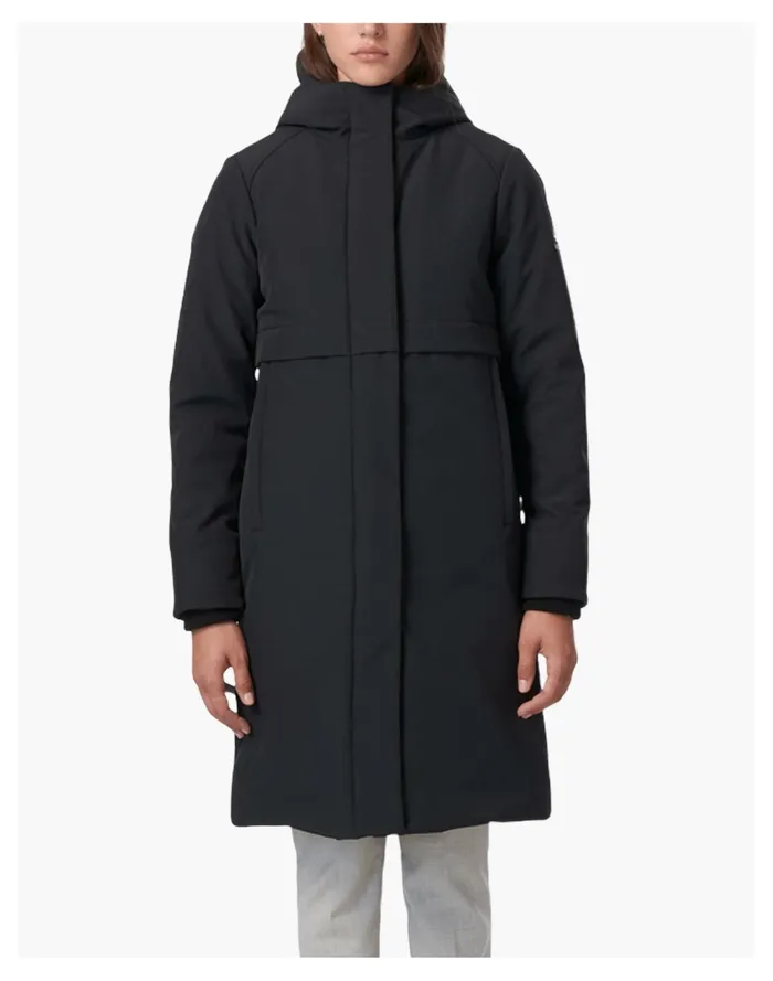 Women Norden Inga Parka Coat Black Madewell Jackets