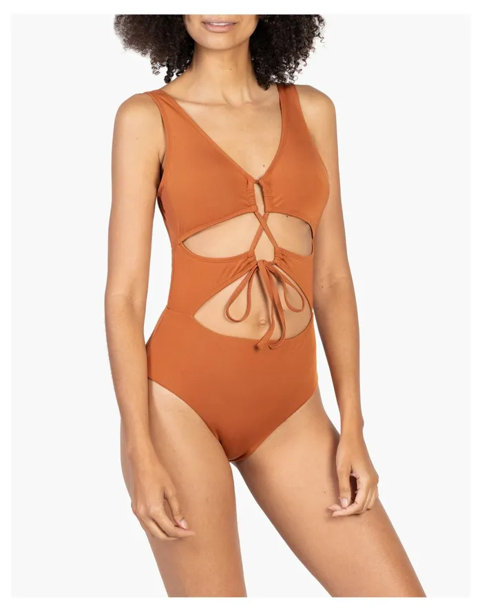 Women Novel Swim Honey 2Become1 Piece Honey Madewell Swim
