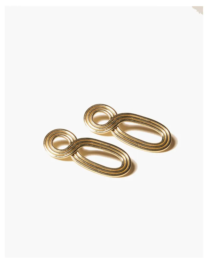 Women Odette Linnea Earrings Brass Madewell Earrings