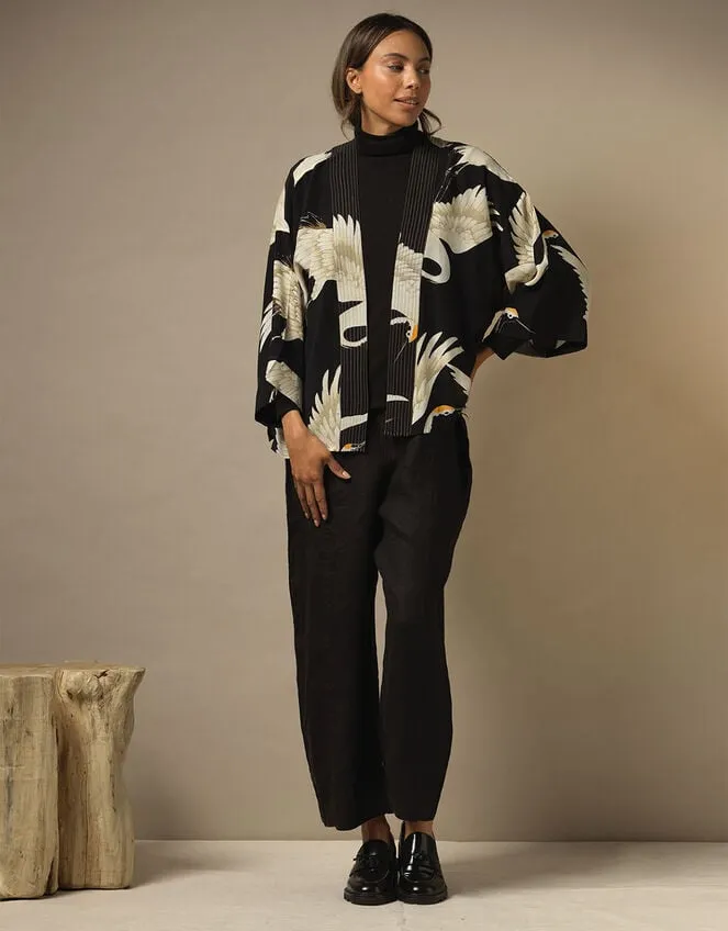 Women One Hundred Stars Stork Kimono Monsoon Dresses