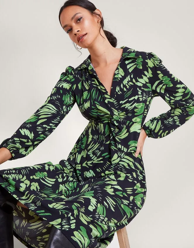 Women Ophelia Print Midi Dress Green Monsoon Dresses