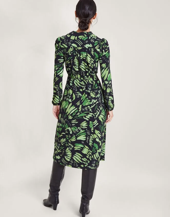 Women Ophelia Print Midi Dress Green Monsoon Dresses
