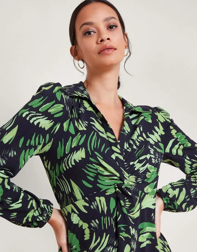 Women Ophelia Print Midi Dress Green Monsoon Dresses