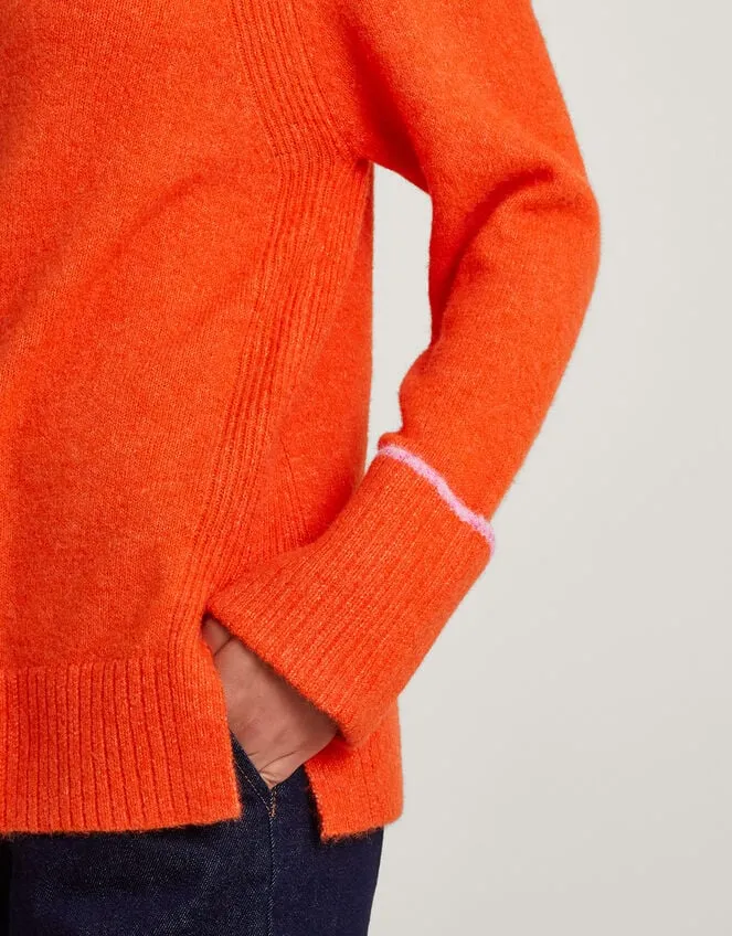 Women Oti Oversized Jumper Orange Monsoon Jumpers