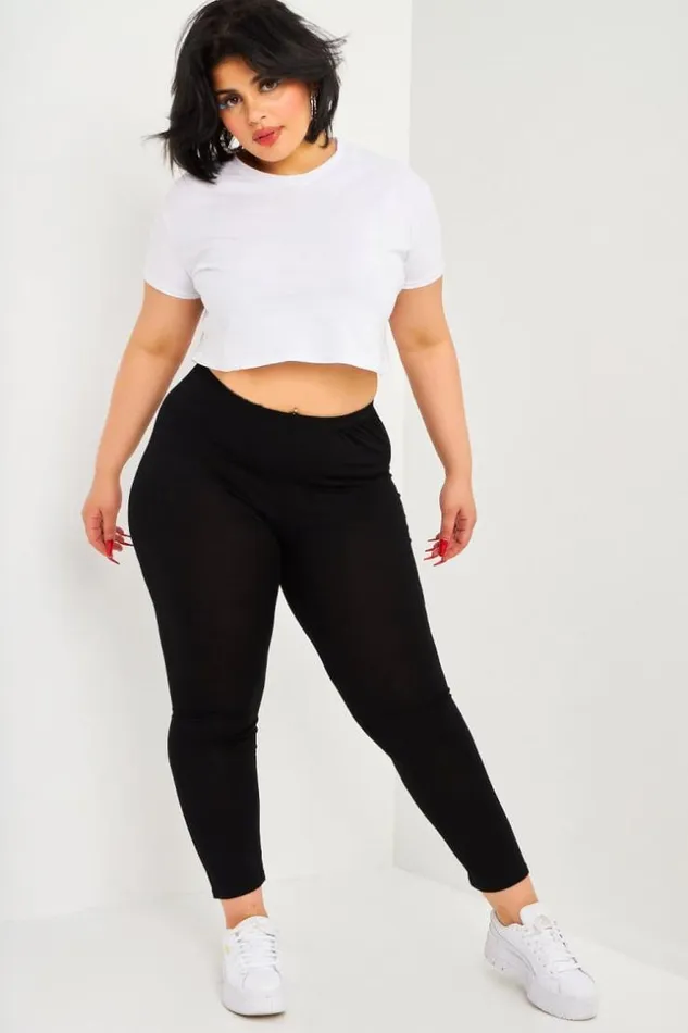 Women Pantalon Fin Noir Uni Black Brentiny Paris See Everything